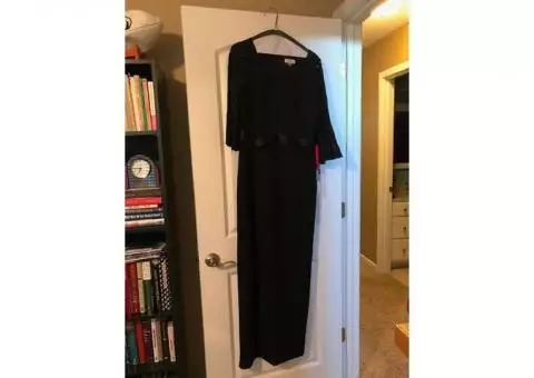 Ralph Lauren evening gown sz 12 black